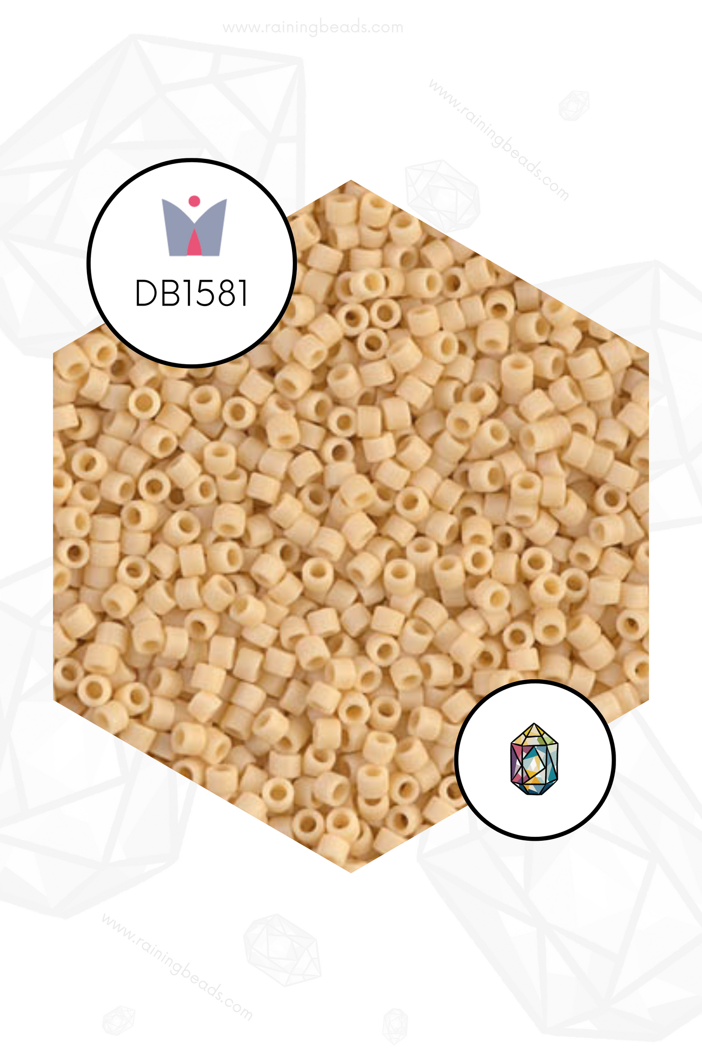 Delica DB1581 - Miyuki® 11/0 - Pear Opaque Matte