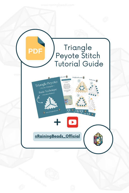 Triangle Peyote Stitch Guide - Beading Technique PDF