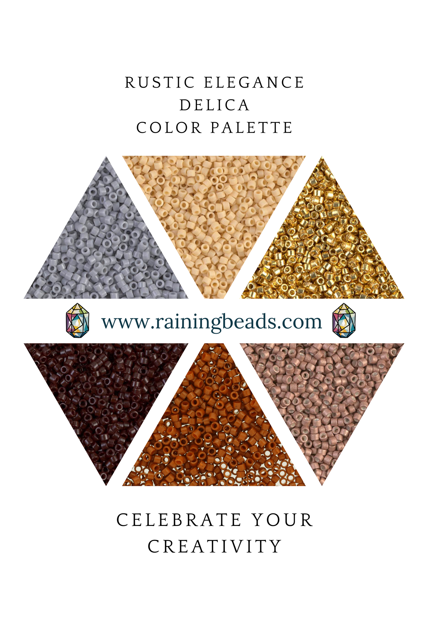 Rustic Elegance Delica color palette - 42 GR